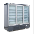 Pintu Kaca Vertical Commercial Display Freezer Peti sejuk